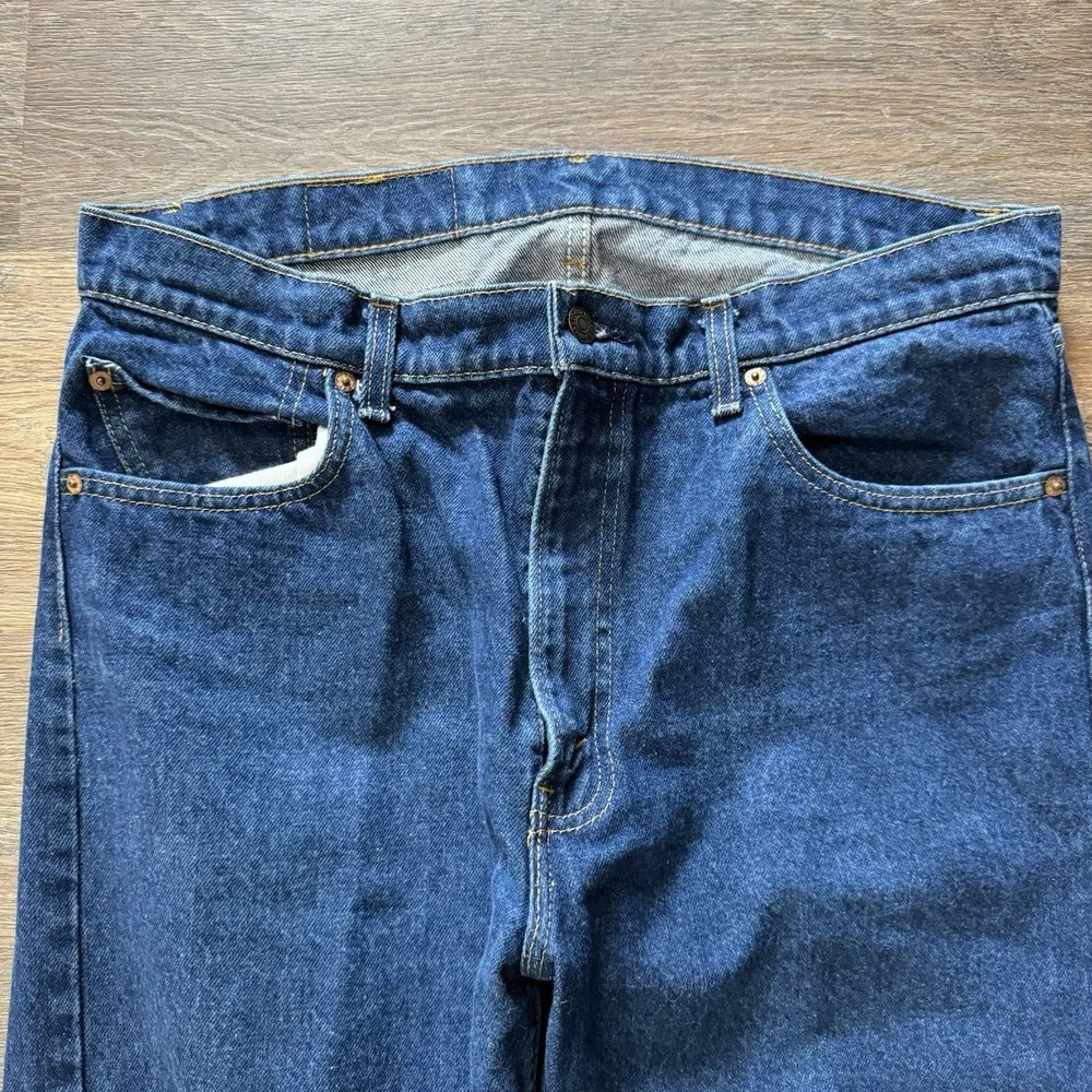VTG Levi's 505xx‎ Made In USA Blue Medium Dark Wash Jeans Sz 38x31